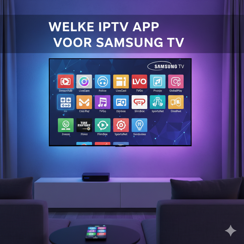 welke IPTV app voor Samsung TV