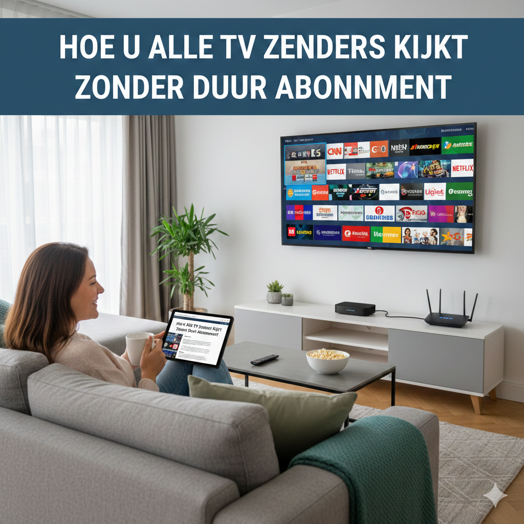 Hoe u Alle TV Zenders Kijkt Zonder Duur Abonnement