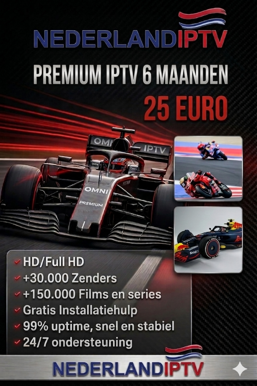6 Maanden IPTV Abonnement